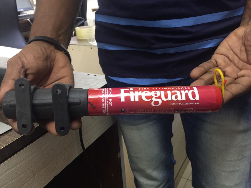 FIRE EXTINGUISHER @100% TRS